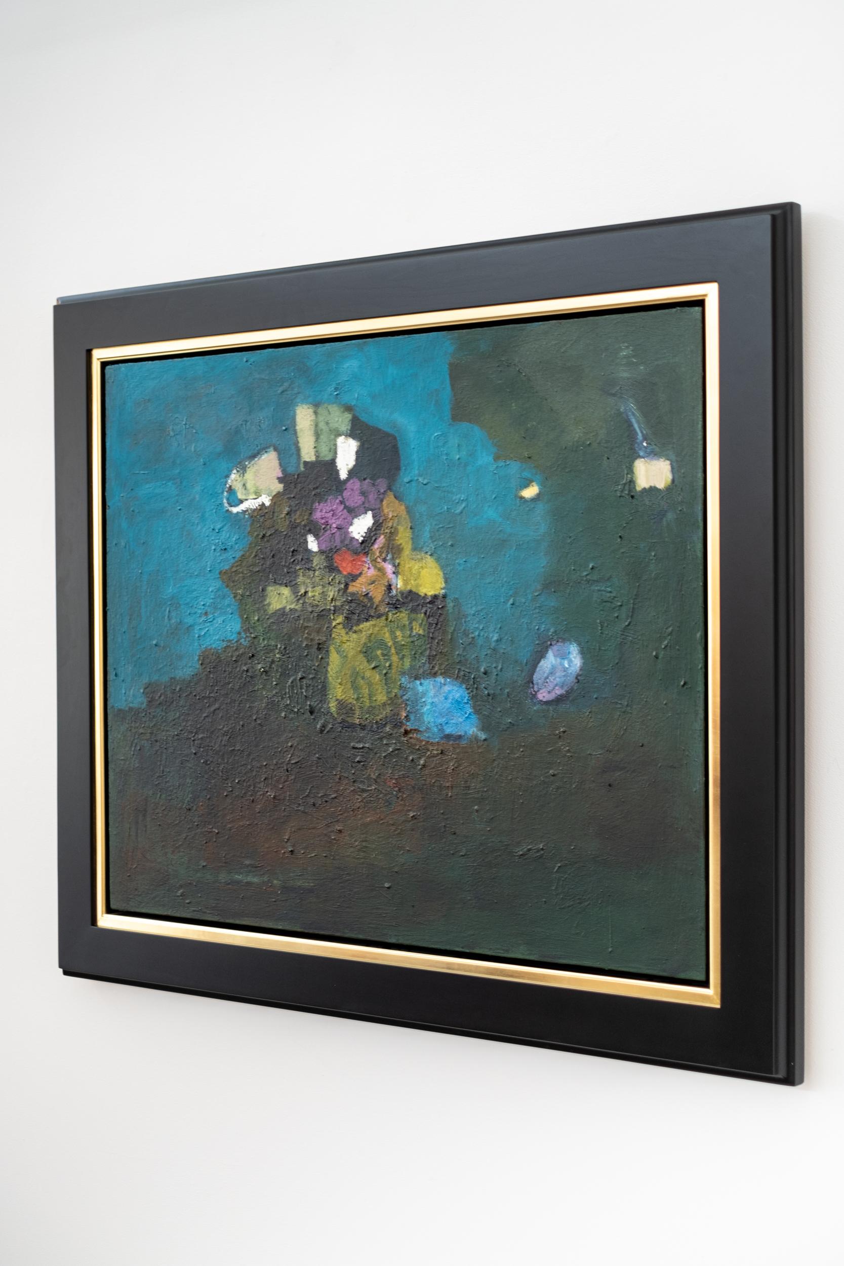 Maître peintre dont l'œuvre célèbre s'étend sur quatre décennies, Jennifer &New continue de créer de nouvelles peintures évocatrices. L'artiste montréalaise revient à son genre favori, la nature morte rendue sous une forme abstraite. Le bouquet