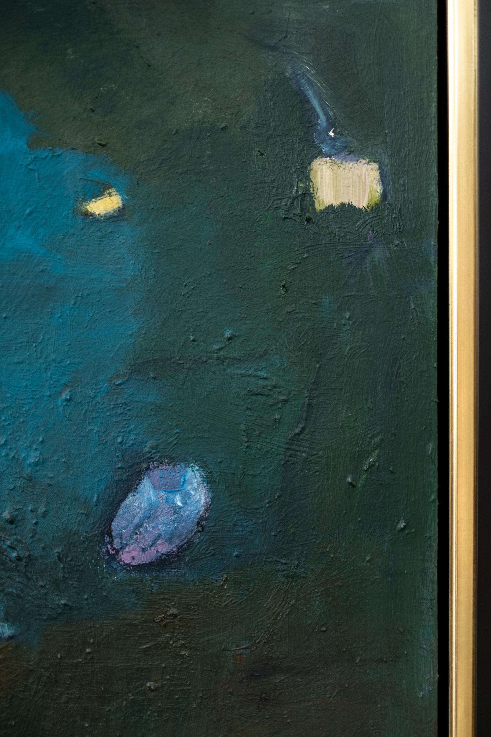 Scattering - grande nature morte, florale, contemporaine, abstraite, huile sur toile en vente 3