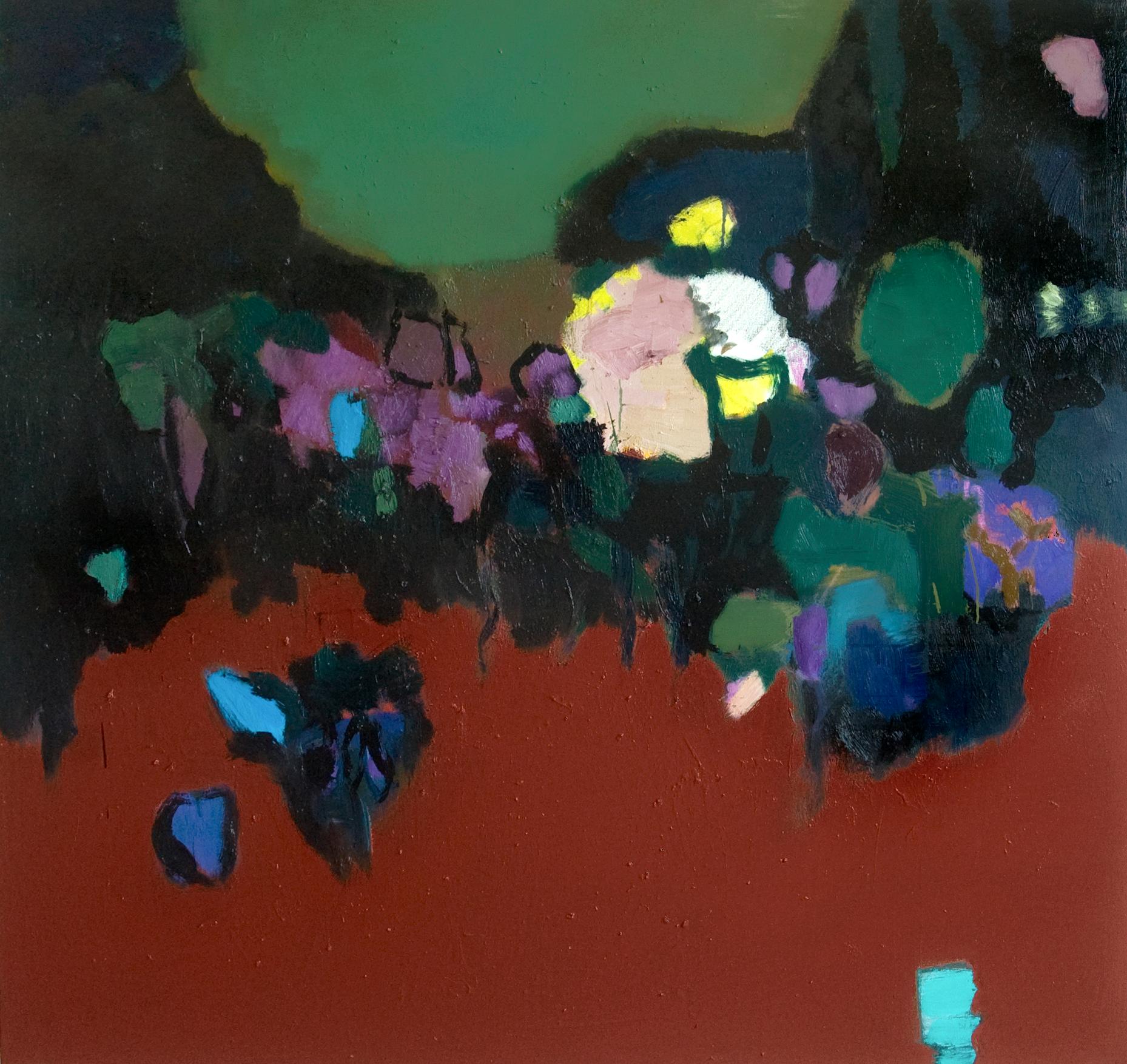 Abstract Painting Jennifer Hornyak - Solstice d'été