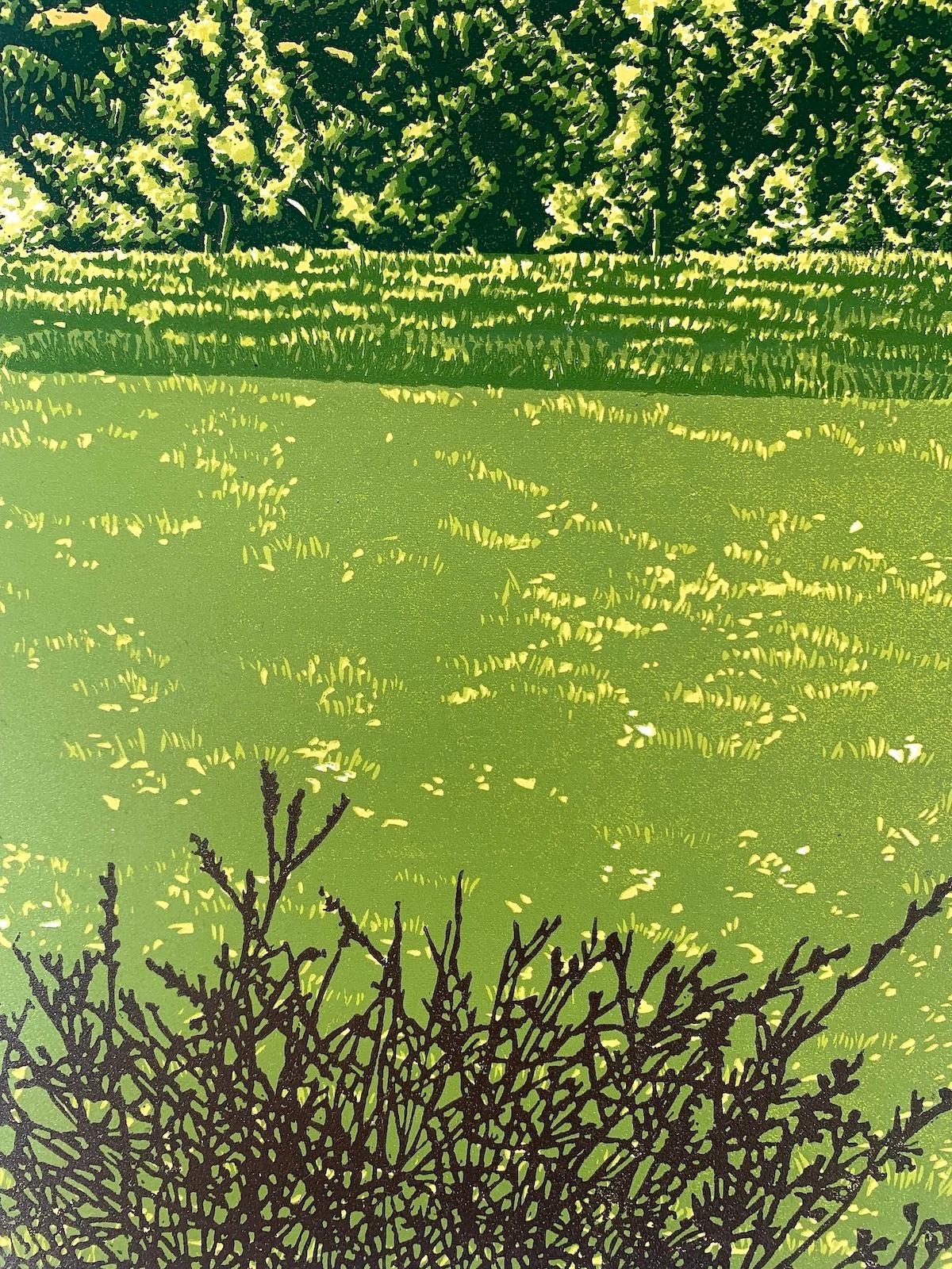 Autumn Prelude by Jennifer Jokhoo, Limited Edition Print, Landscape Print For Sale 2