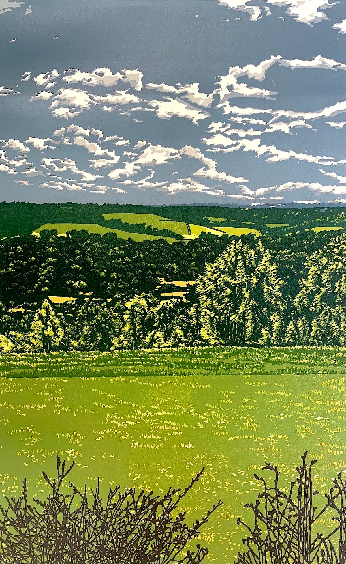 Autumn Prelude - Contemporary Print by Jennifer Jokhoo