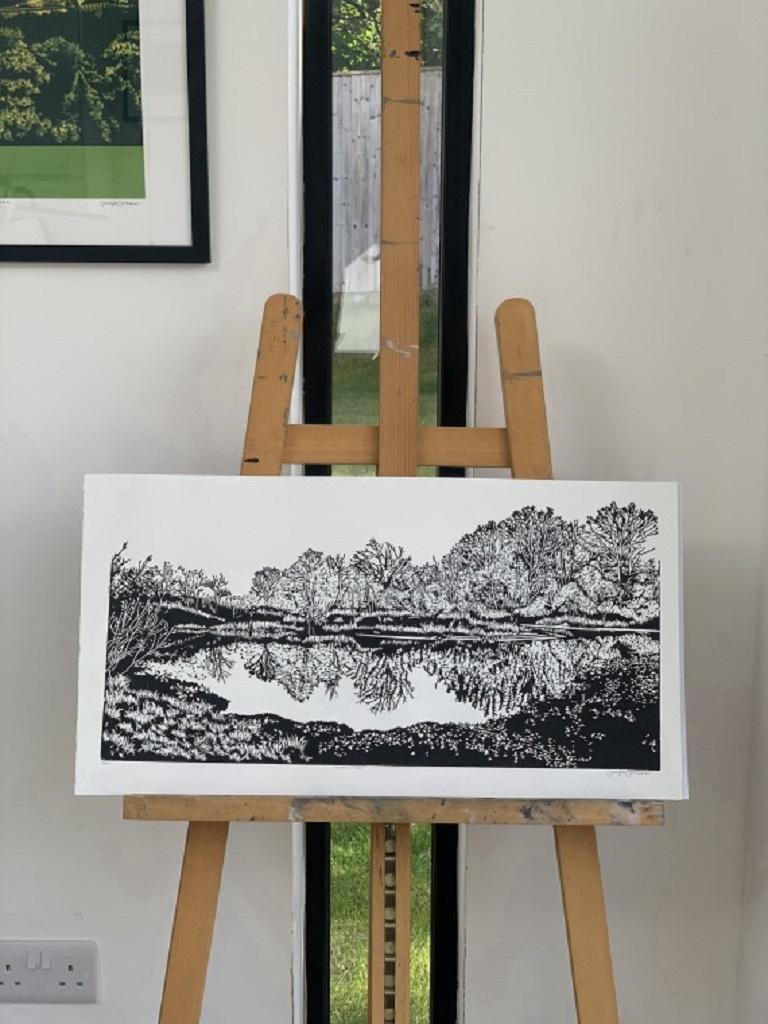 Jennifer Jokhoo, Water's Edge, Limited edition landscape print For Sale 2