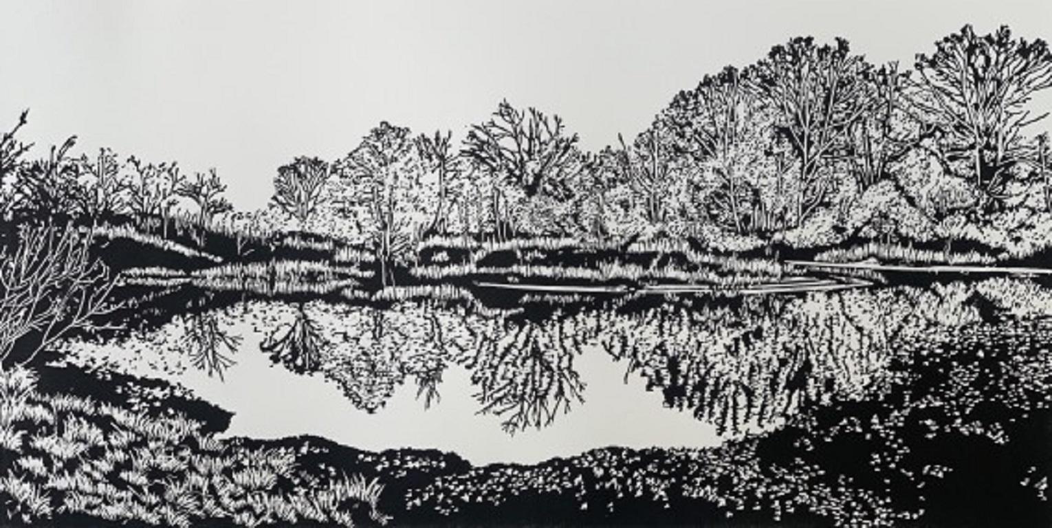 Waters Edge di Jennifer Jokhoo [2021]
edizione_limitata

Riduzione della stampa linoleografica

Edizione numero 20

Dimensioni dell'immagine: H. 30 cm x L. 60 cm

Dimensioni complete dell'opera non incorniciata: H. 35 cm x L. 66 cm x P. 5cm

Venduto