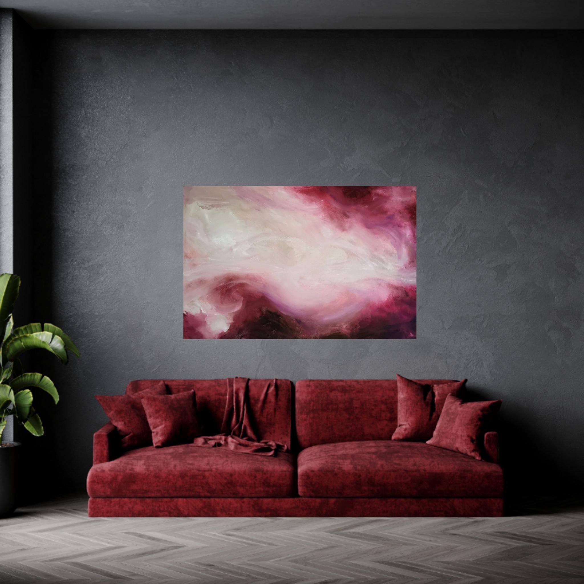 All I ever wanted - Flowy sensual abstract painting For Sale 7