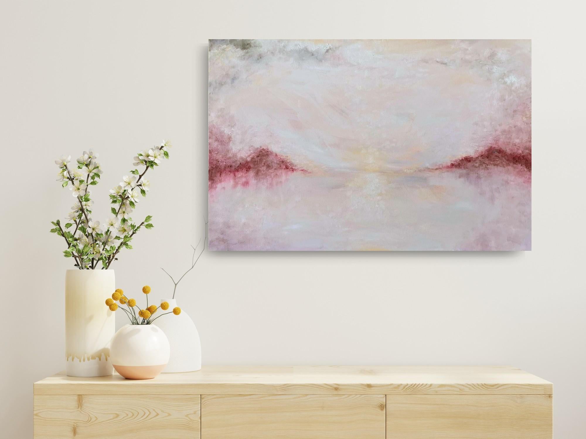 Ascension im Winter – Abstrakte, friedliche Winterlandschaft im Angebot 9