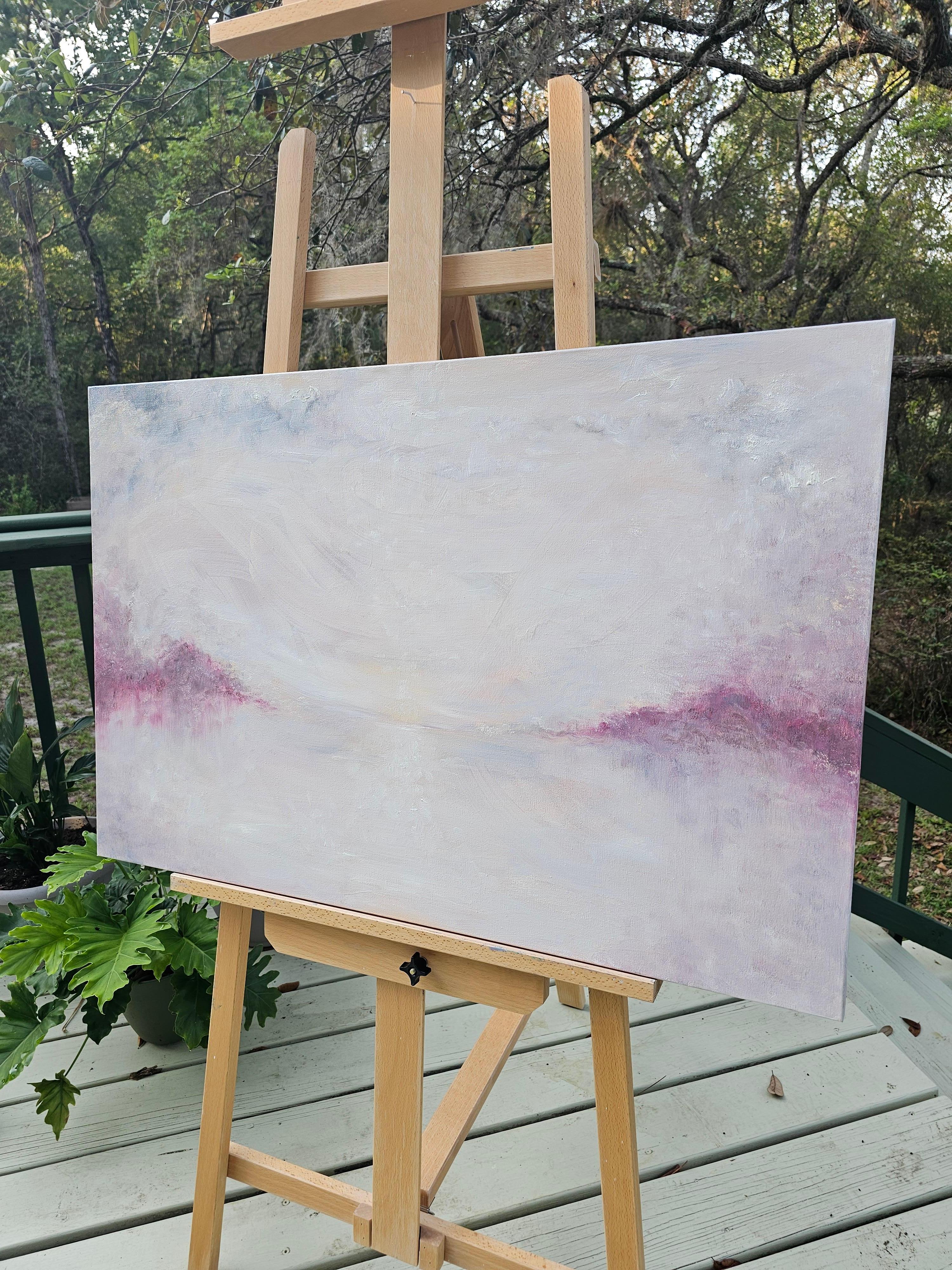 Ascension im Winter – Abstrakte, friedliche Winterlandschaft im Angebot 1