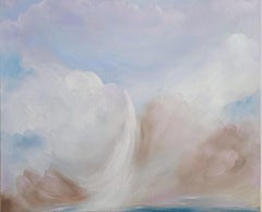 Cold and Snow and Wind and Pink Skies - Atmospheric abstract winter landscape