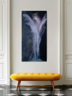 Gefallener Engel - Dramatisches abstraktes Engelbild