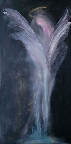Gefallener Engel - Dramatisches abstraktes Engelbild