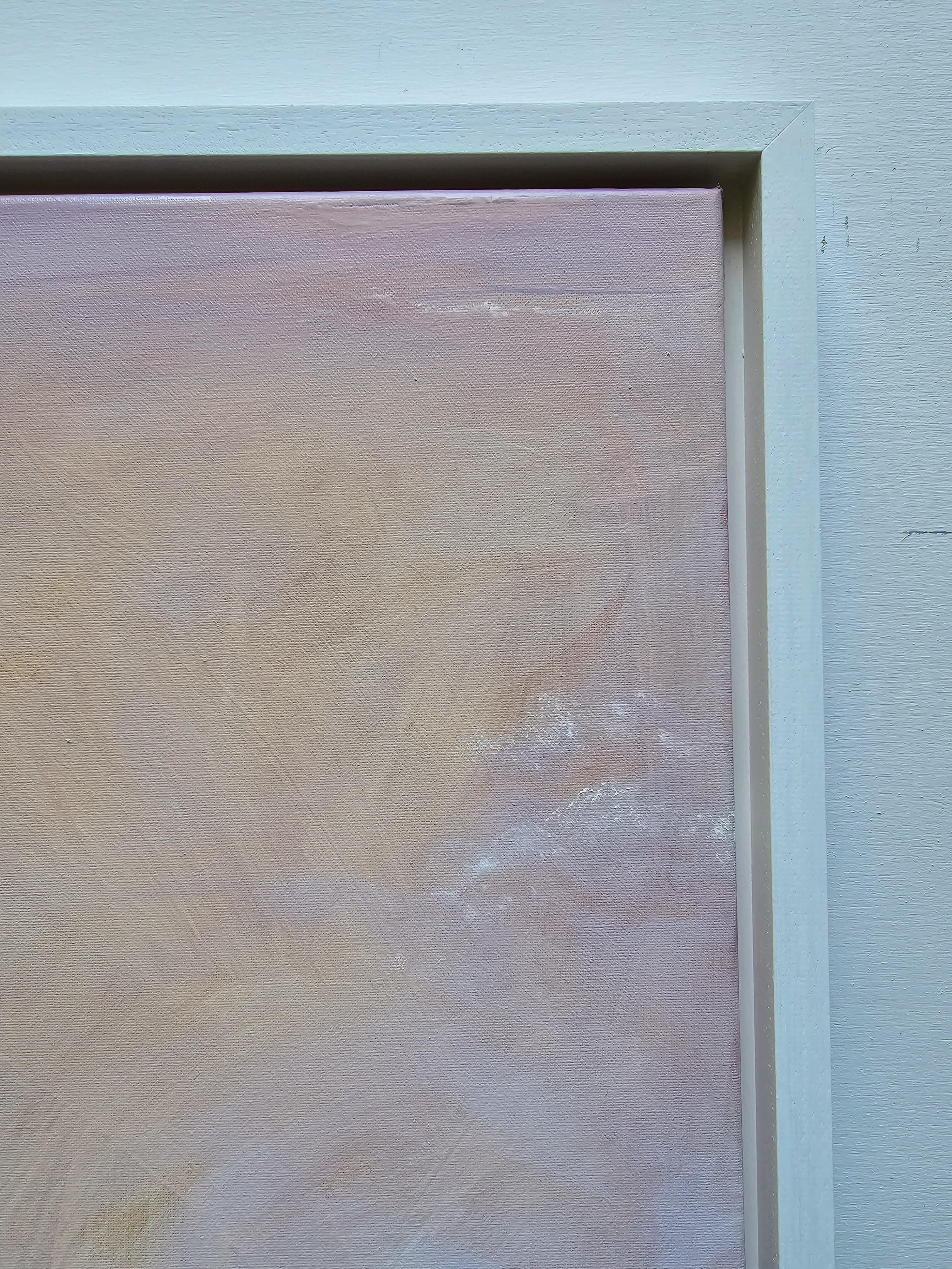 Prima luce - Quadro atmosferico etereo del cielo astratto a pastello 7