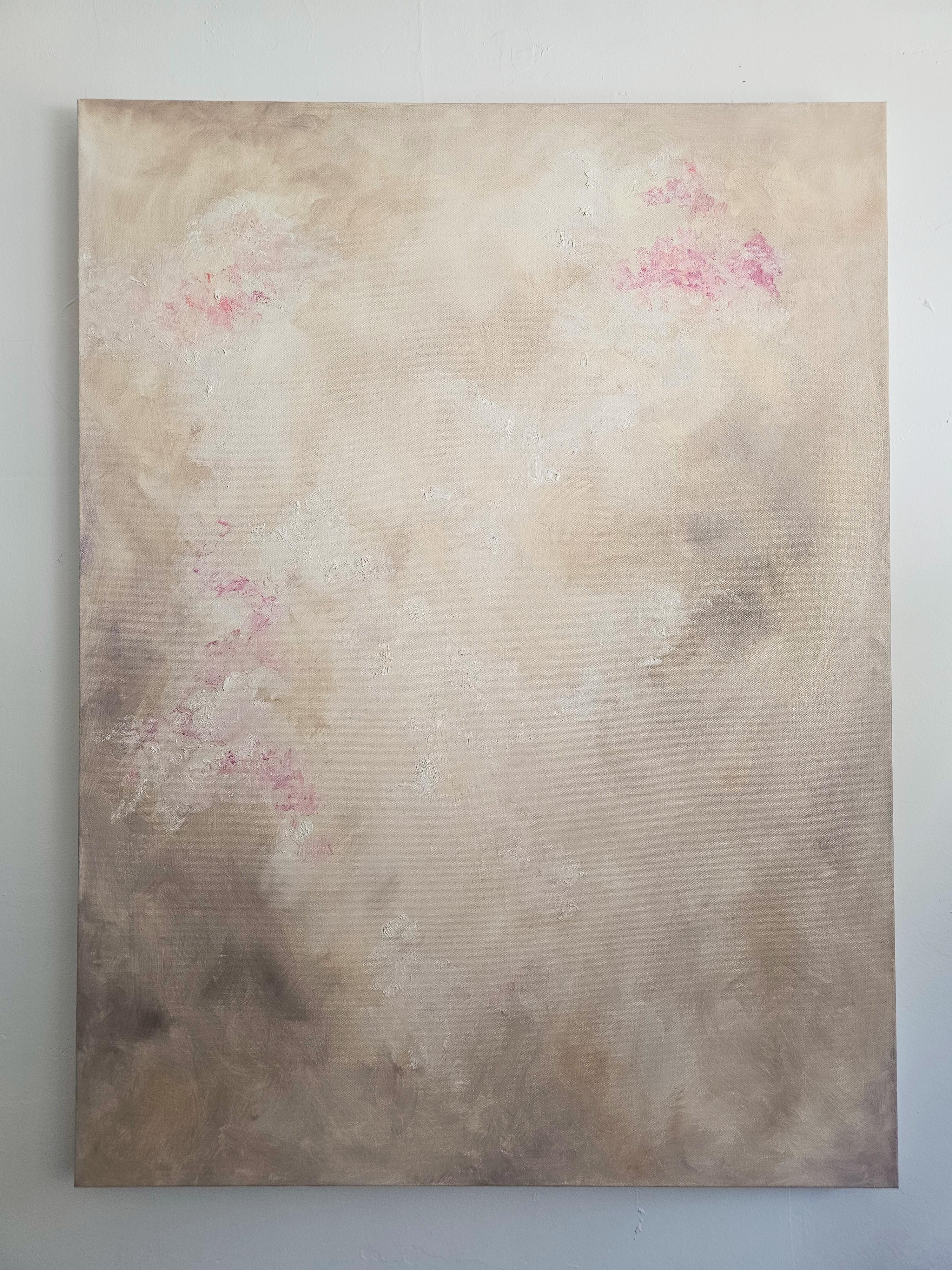 Hydrangea - Soft abstract floral painting For Sale 5