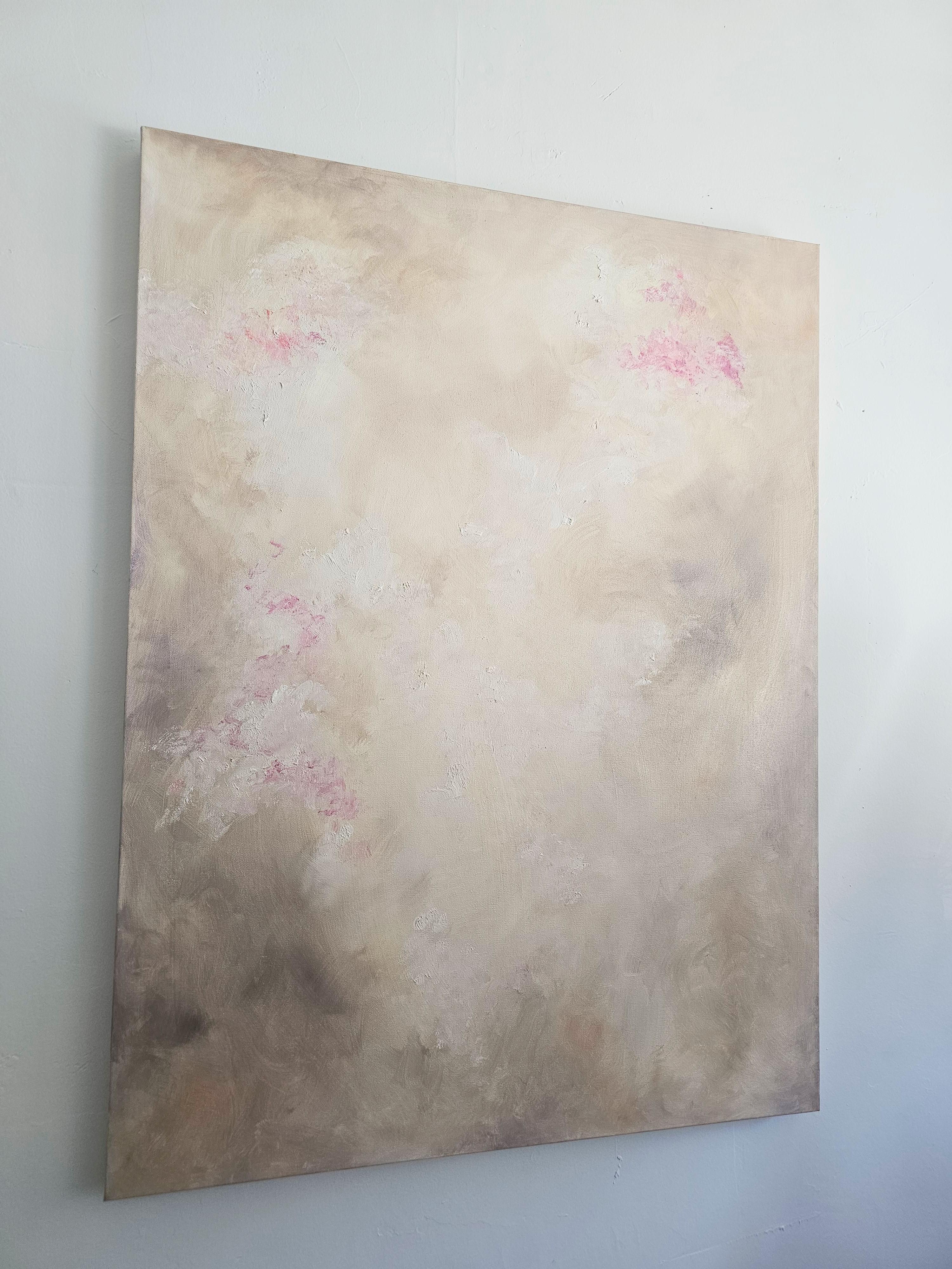 Hydrangea - Soft abstract floral painting For Sale 8