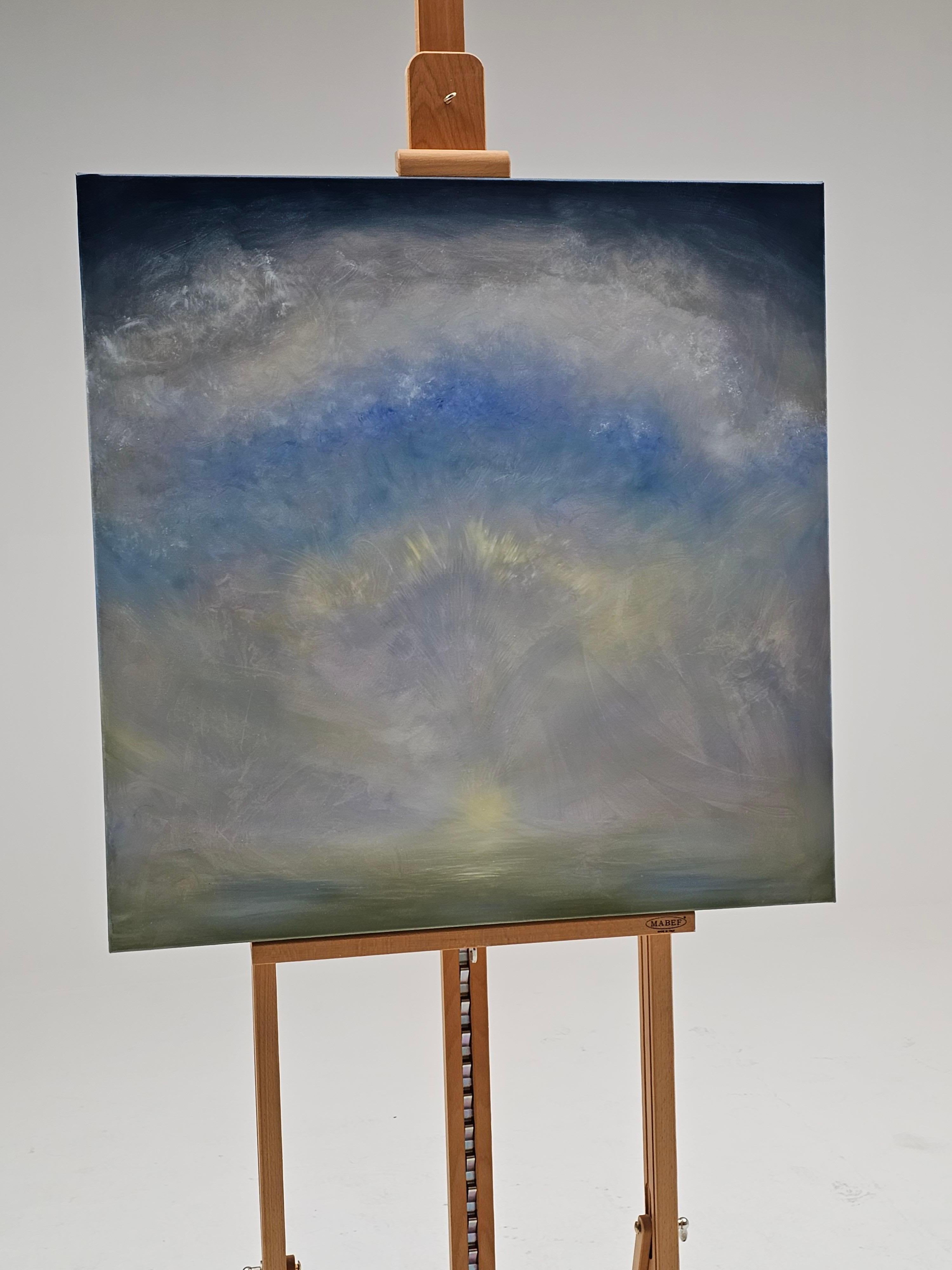 Poem - Abstract sky landscape painting For Sale 1