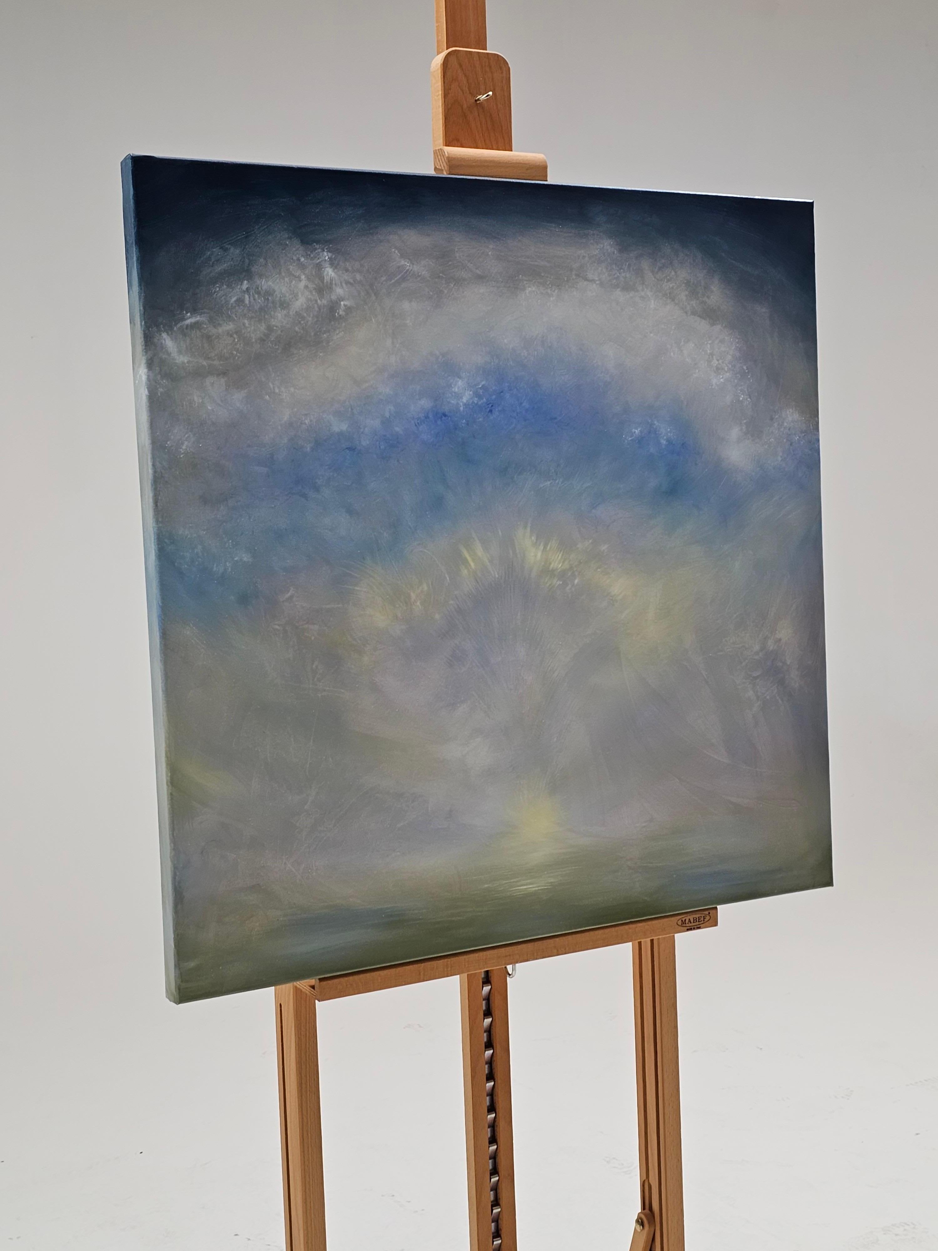 Poem - Abstract sky landscape painting For Sale 2