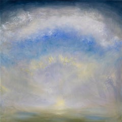 Poem - Abstract sky landscape painting