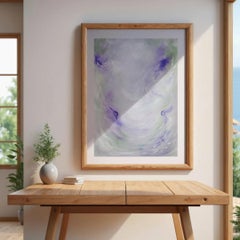 Primavera - Whimsical dreamy abstract floral painting