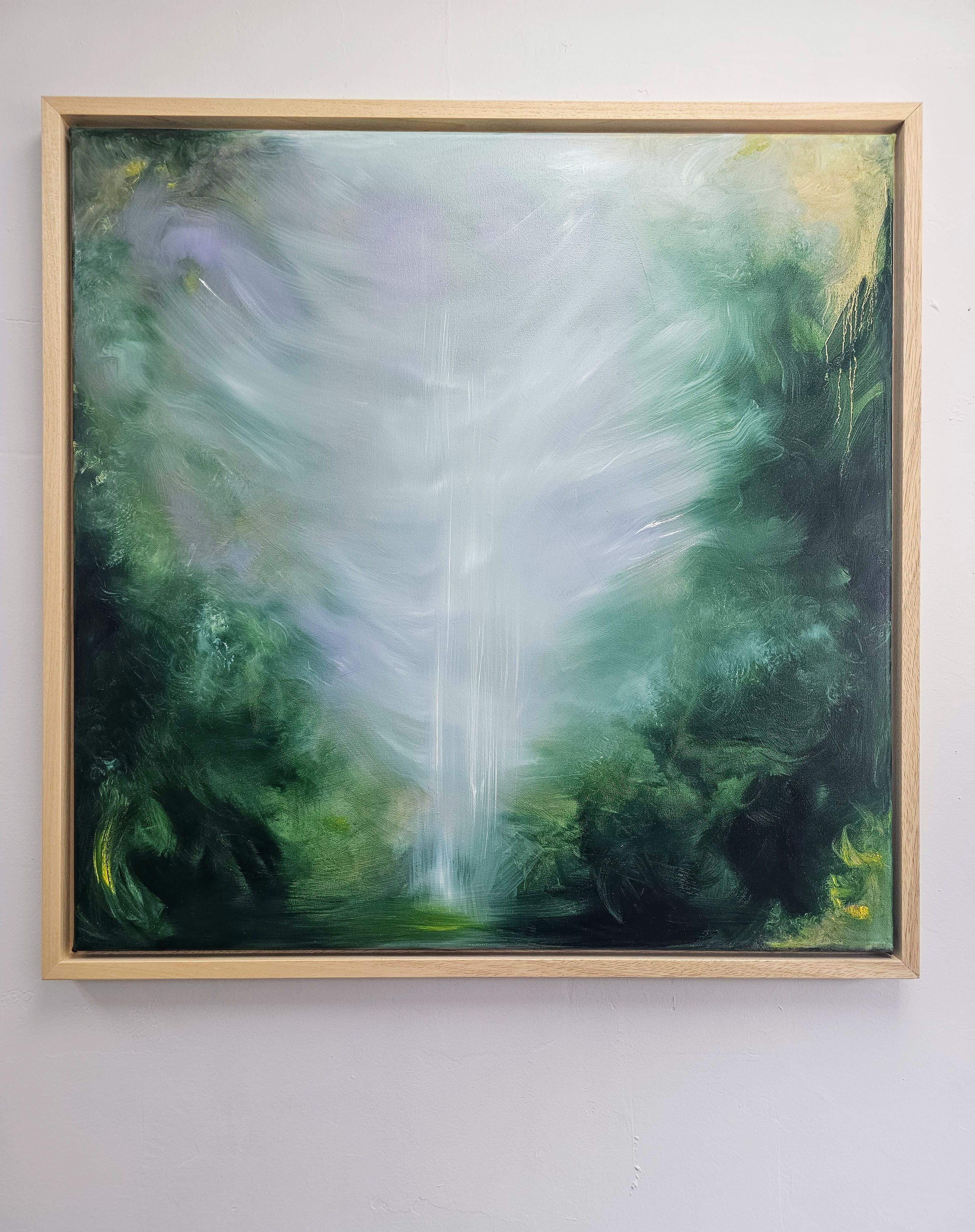 Drago addormentato - Quadro astratto Greene & Greene & Greene drammatico Nature in vendita 1