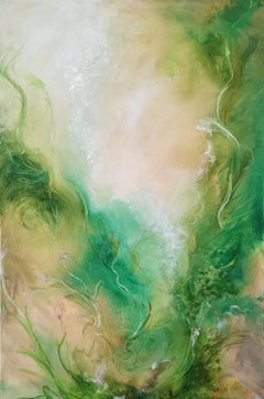 Speranza - Quadro astratto verde di Nature