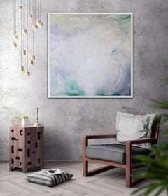 The Awakening - Soft, subtle, large abstract painting