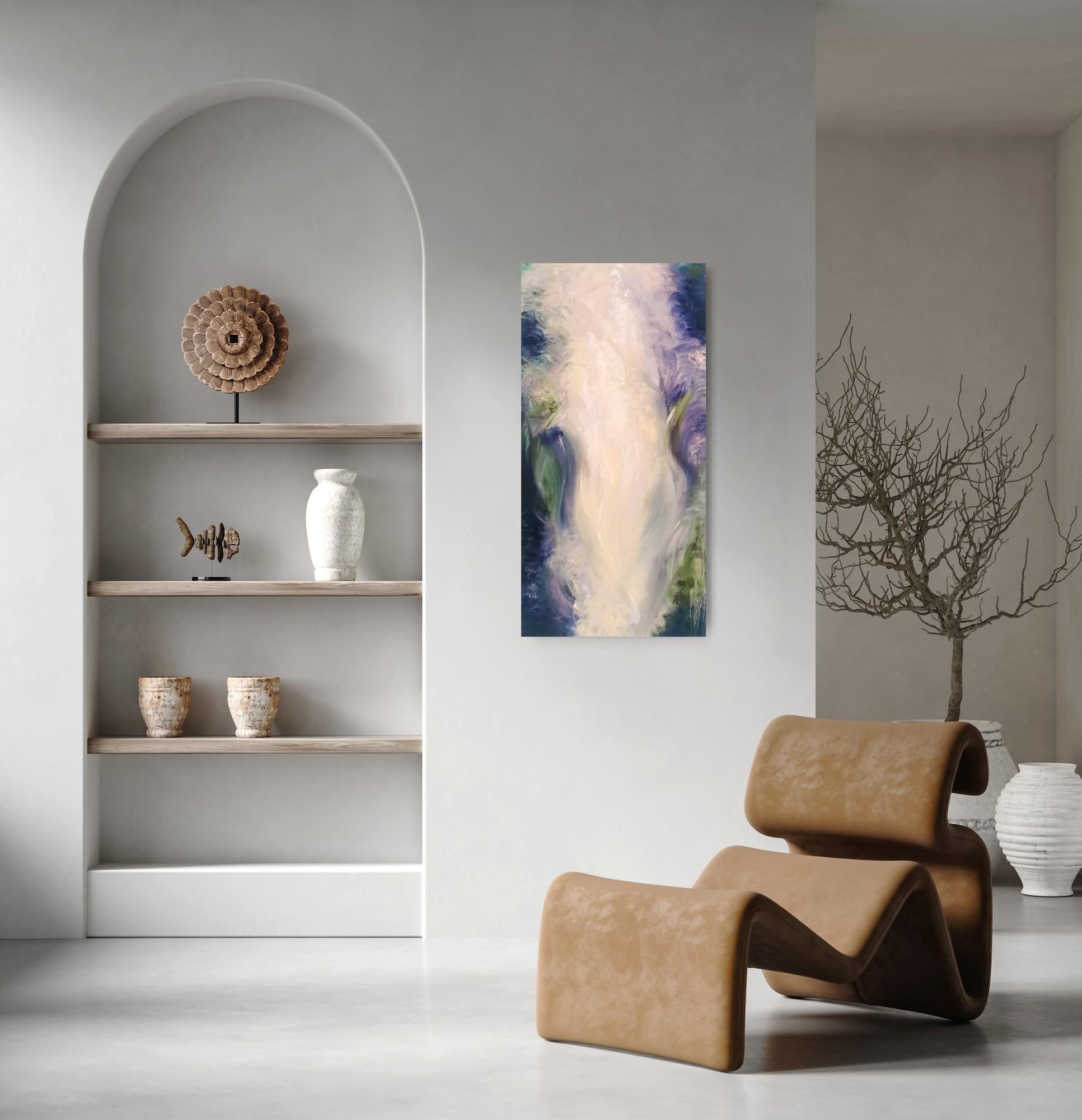 The birth of every wave - Fluid abstract nature painting im Angebot 11
