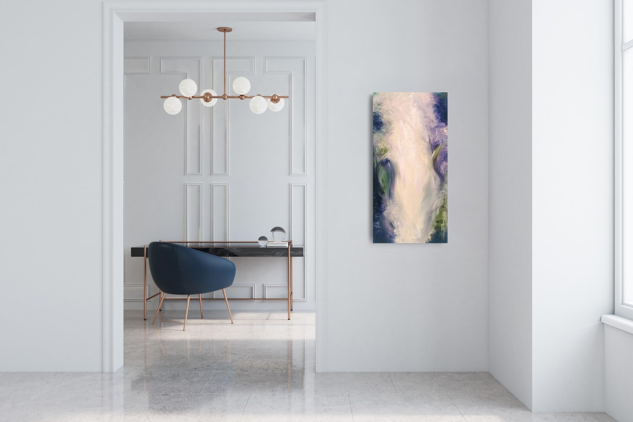 La nascita di ogni onda - Quadro astratto fluido di Nature in vendita 2