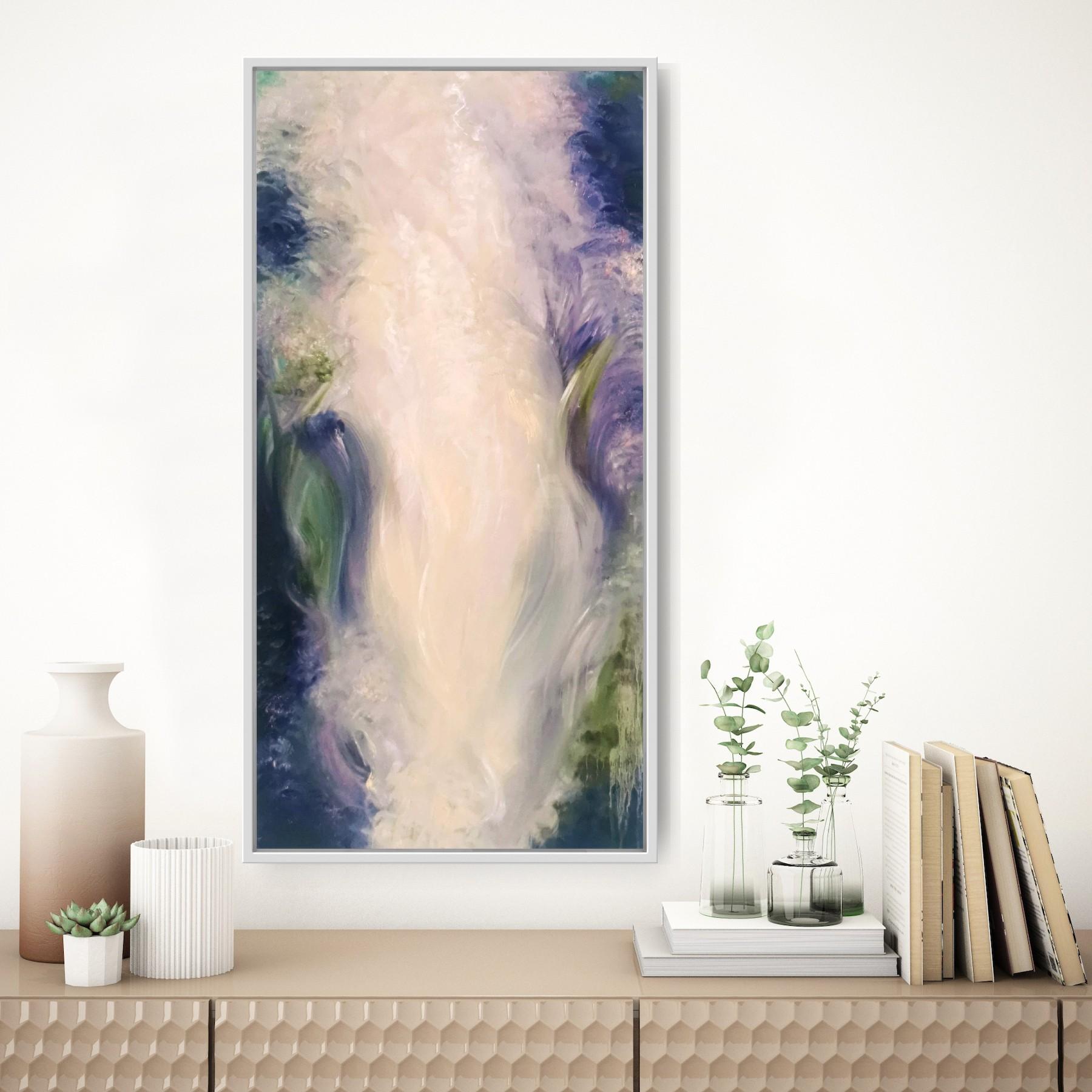 La nascita di ogni onda - Quadro astratto fluido di Nature in vendita 4