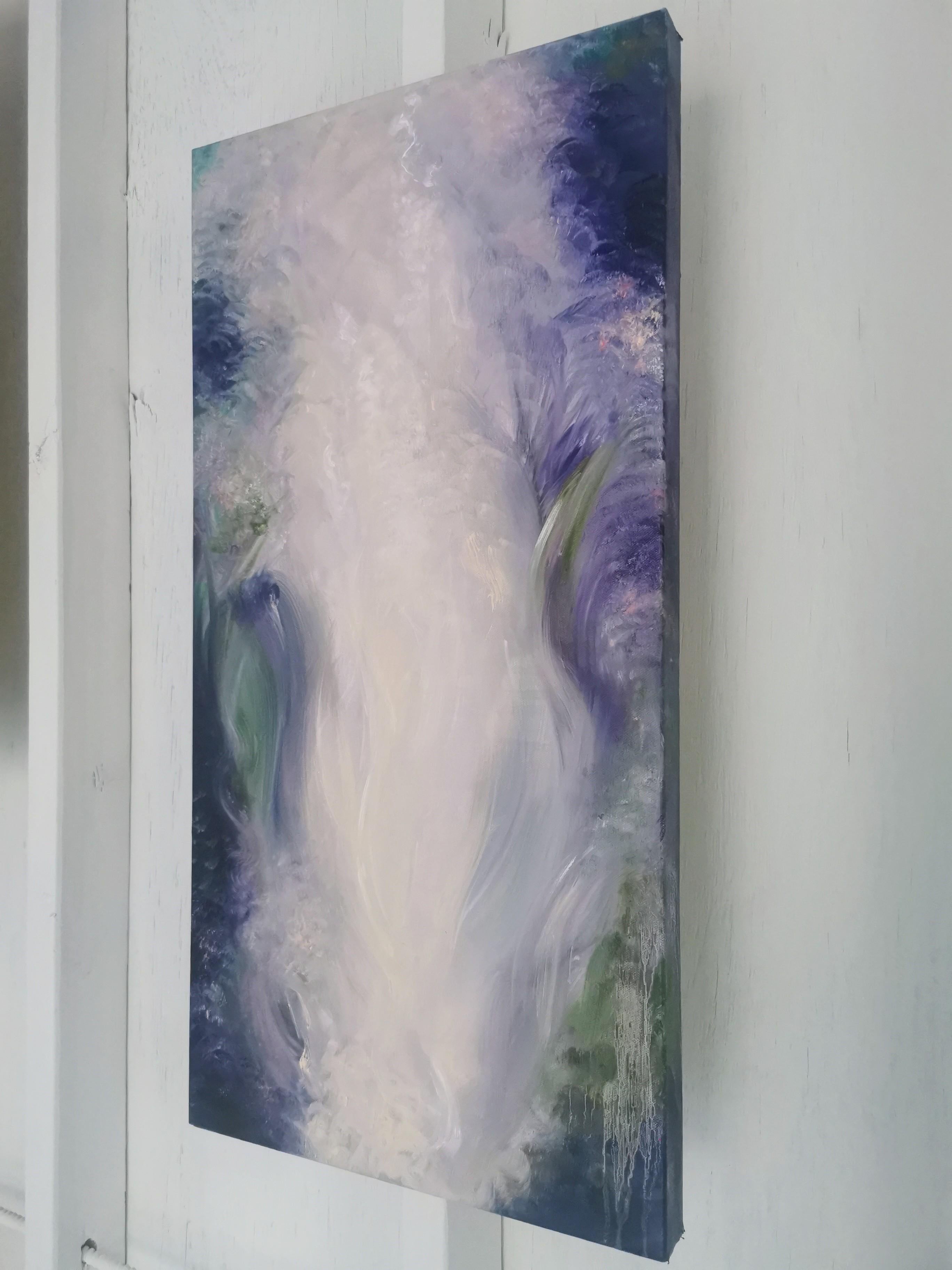 The birth of every wave - Fluid abstract nature painting For Sale 3