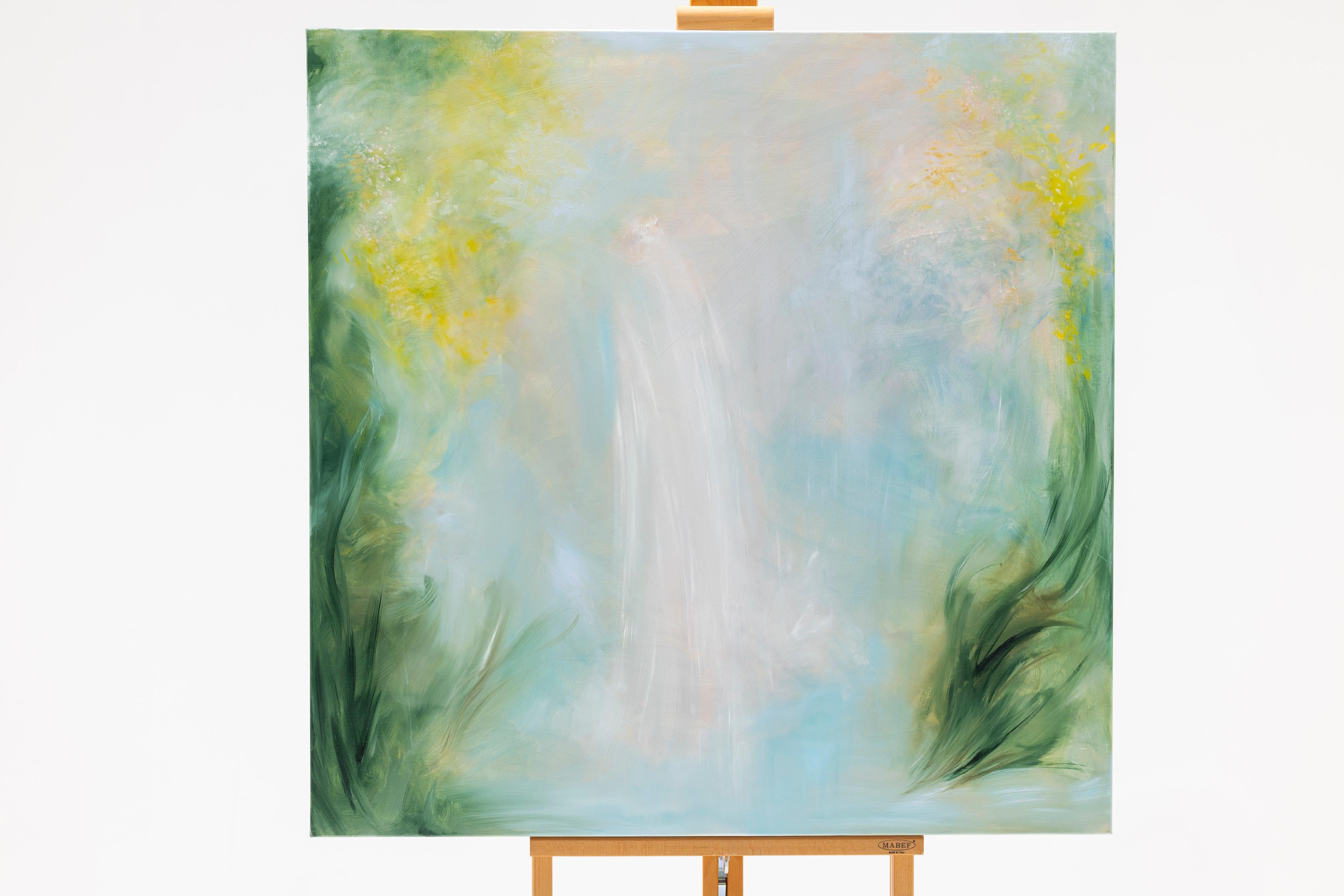 The Dreamer - Ethereal abstract landscape painting For Sale 8