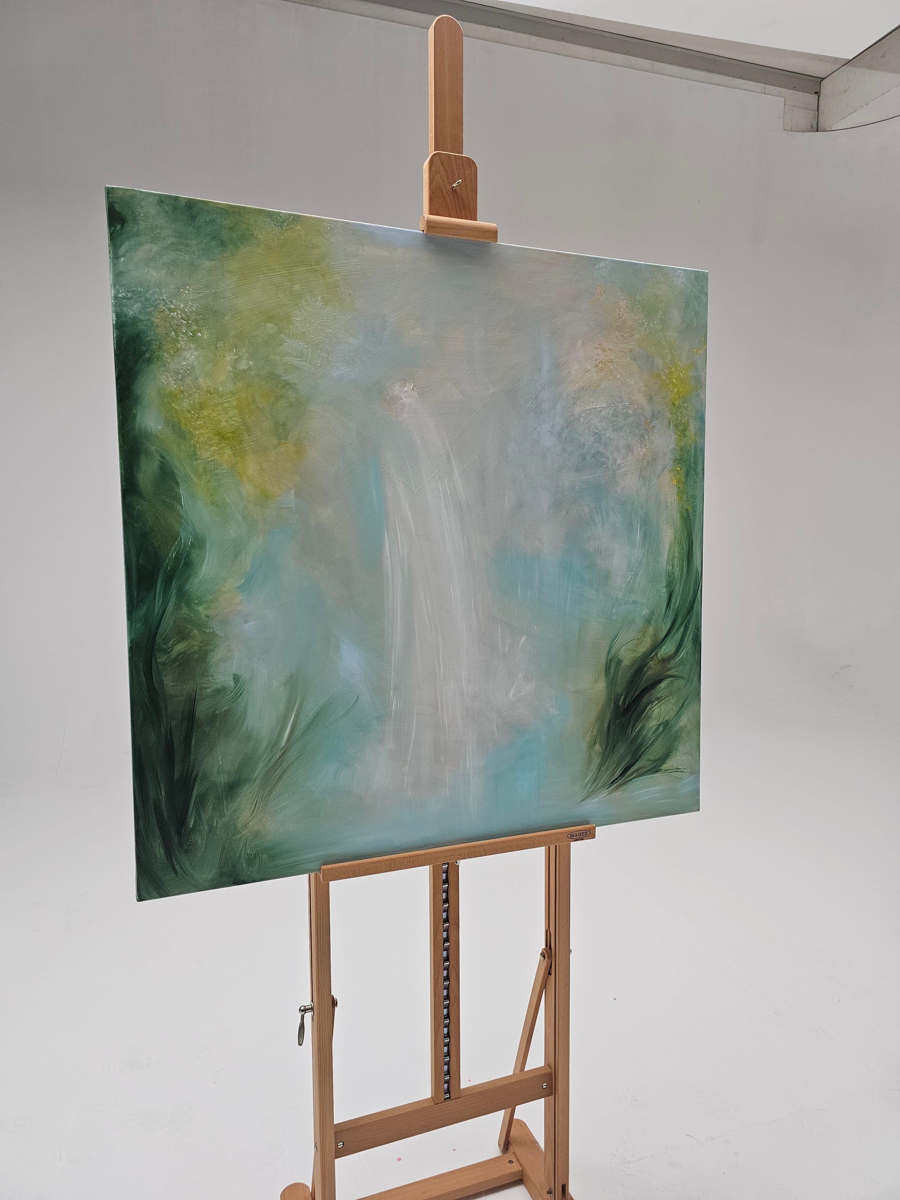 The Dreamer - Ethereal abstract landscape painting For Sale 16