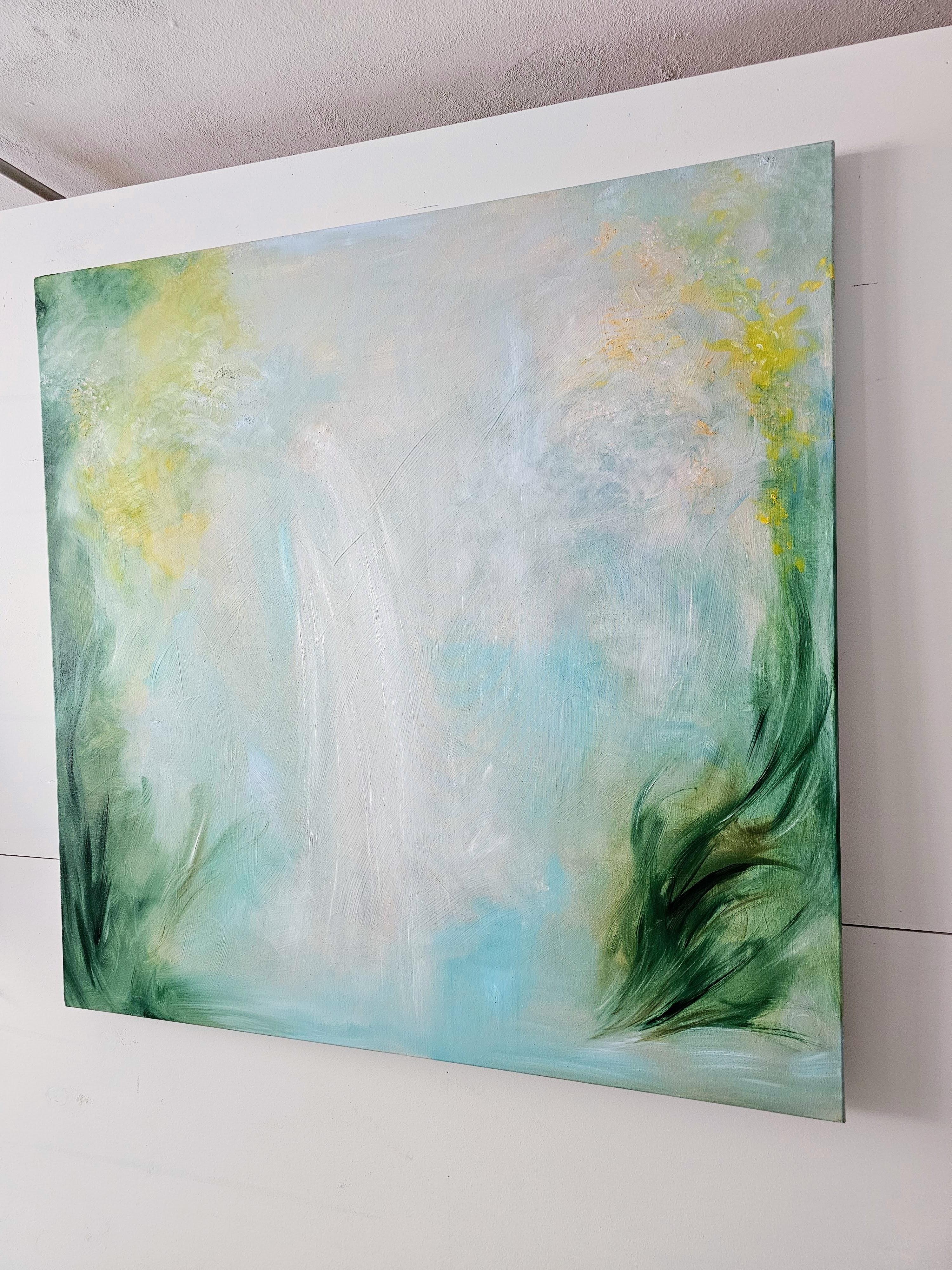 The Dreamer - Ethereal abstract landscape painting For Sale 4
