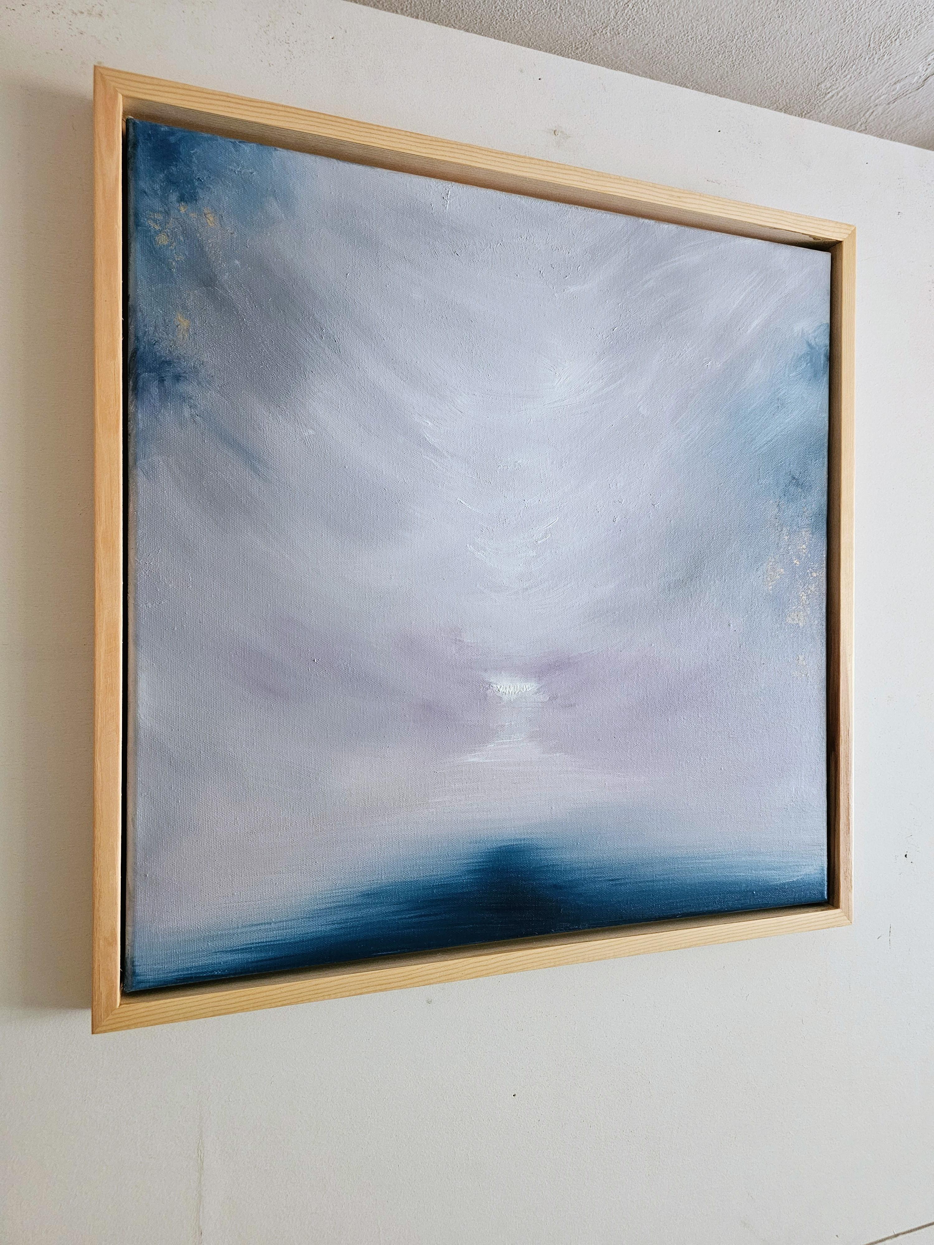 Der gefrorene See hält den Atem an, wenn der Winter zu Ende geht, und atmet zum ersten Mal seit langer Zeit wieder aus.

Ich bin der gefrorene See, der nach dem längsten, kältesten und härtesten Winter die ersten Atemz�üge macht. Loslassen und