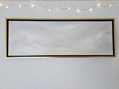 The Midwinter Sparrow - Minimalist atmospheric abstract winter landscape