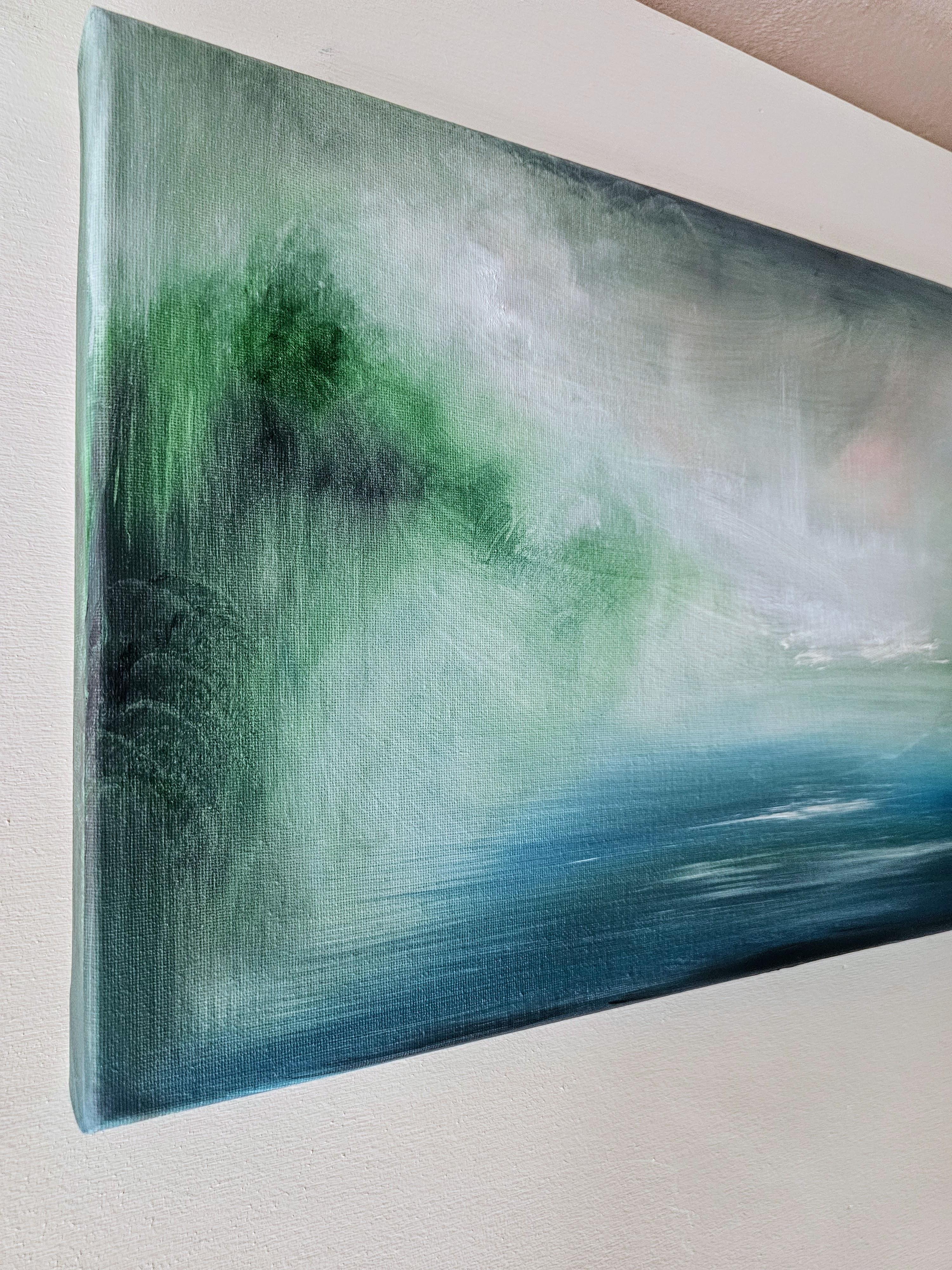 La quiete dell'acqua - Quadro astratto di paesaggio marino 1
