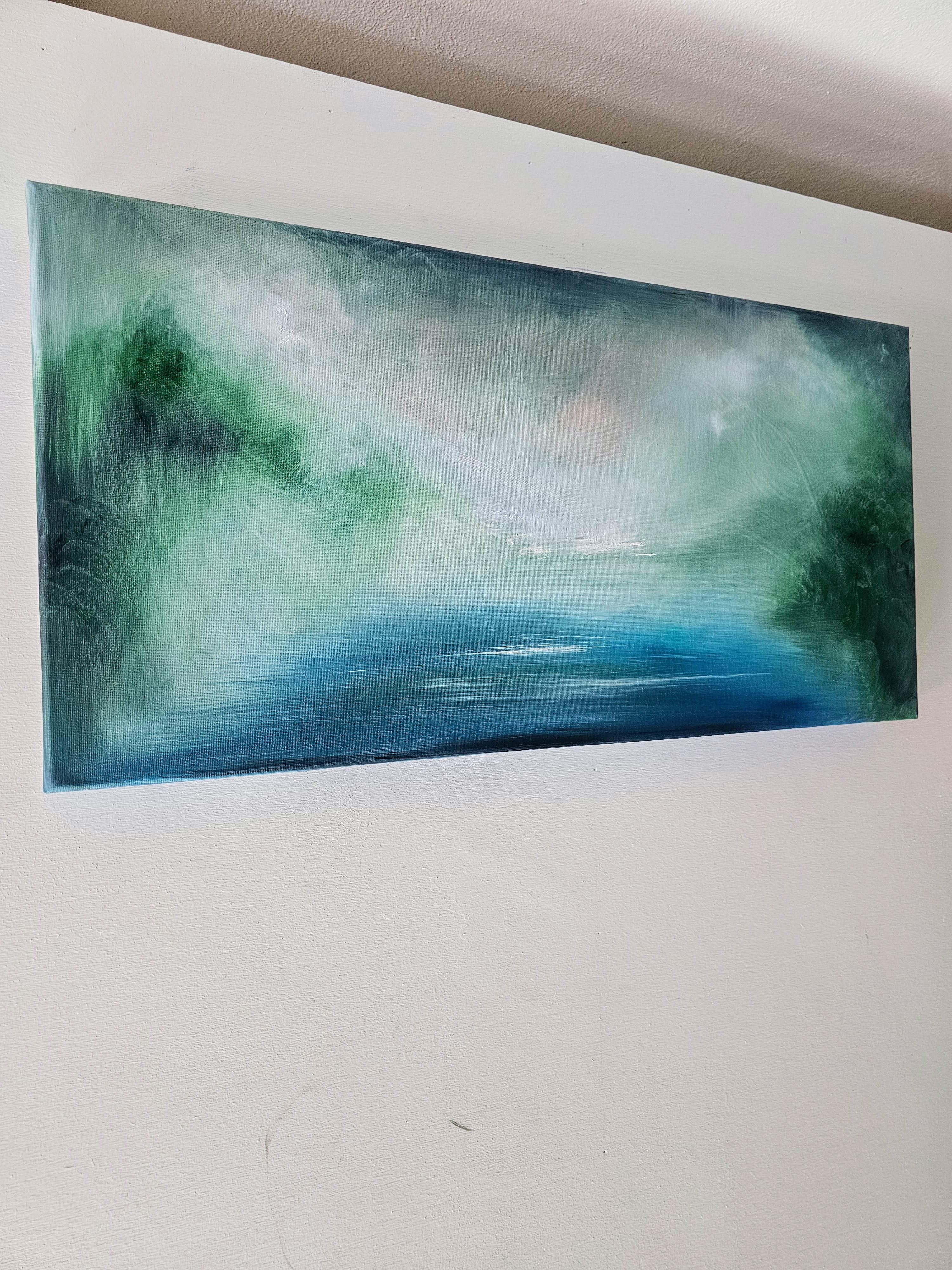 La quiete dell'acqua - Quadro astratto di paesaggio marino 2