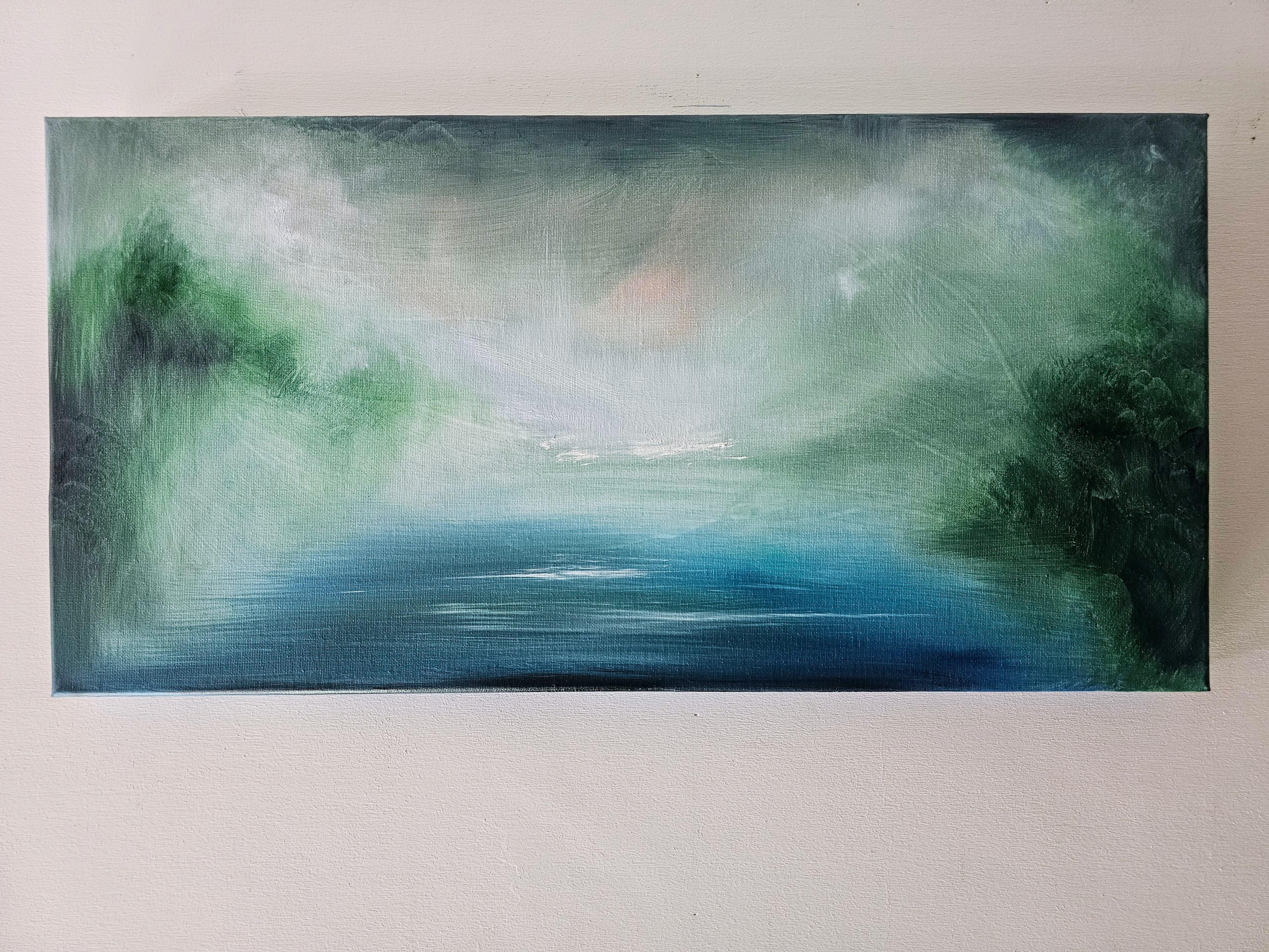 La quiete dell'acqua - Quadro astratto di paesaggio marino 4