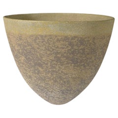 Vintage Jennifer Lee, Stunning Deep Stoneware Bowl, signed, created in 1989