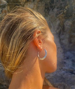 Jennifer Liang 14 KT Gold Hoop Earrings