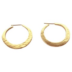 Pendientes de aro de oro de 14 KT Jennifer Liang