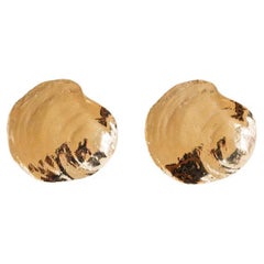 Pendientes Jingle Shell de Oro 14 KT Jennifer Liang