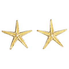 Pendientes Estrella de Mar Mediana de Oro 14 KT Jennifer Liang