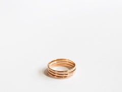 Jennifer Liang 14 KT Rose Gold Stackable Ring Band