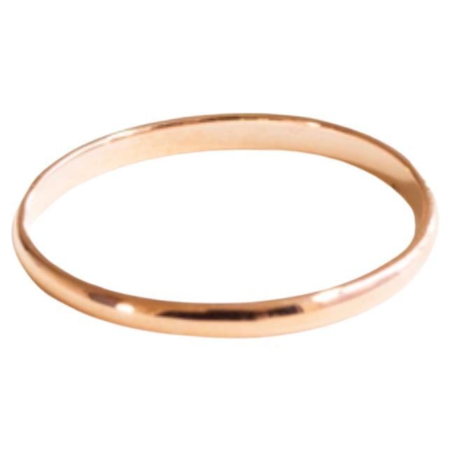 Jennifer Liang 14 KT Rose Gold Stackable Ring Band