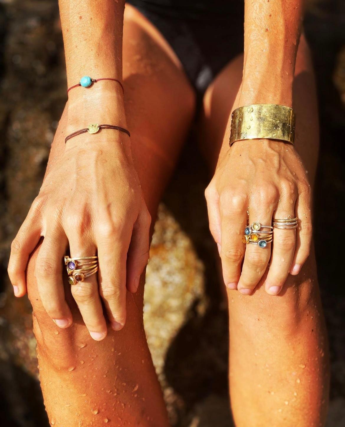 Jennifer Liang Stapelbarer Ring Trio im Zustand „Neu“ im Angebot in New York, NY
