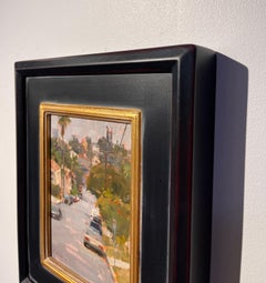 "Echo Park, Cloudy Day" Oil Painting