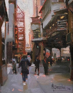 "Buscando un respiro" (2008) Por Jennifer McChristian, Pintura al óleo original