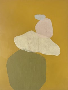 „Cairns 7“, abstraktes Gemälde von Jennifer McGregor (40x30"), 2023