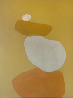 „Cairns 8“, abstraktes Gemälde von Jennifer McGregor (40x30"), 2023
