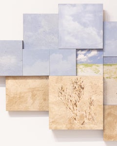 "Cumberland Island Sand & Sky" - composite photo, landscape, beach, sculptural