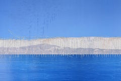 "Organische Landschaften: Crater Lake" - Kompositfoto, Landschaft, abstrakt, blau