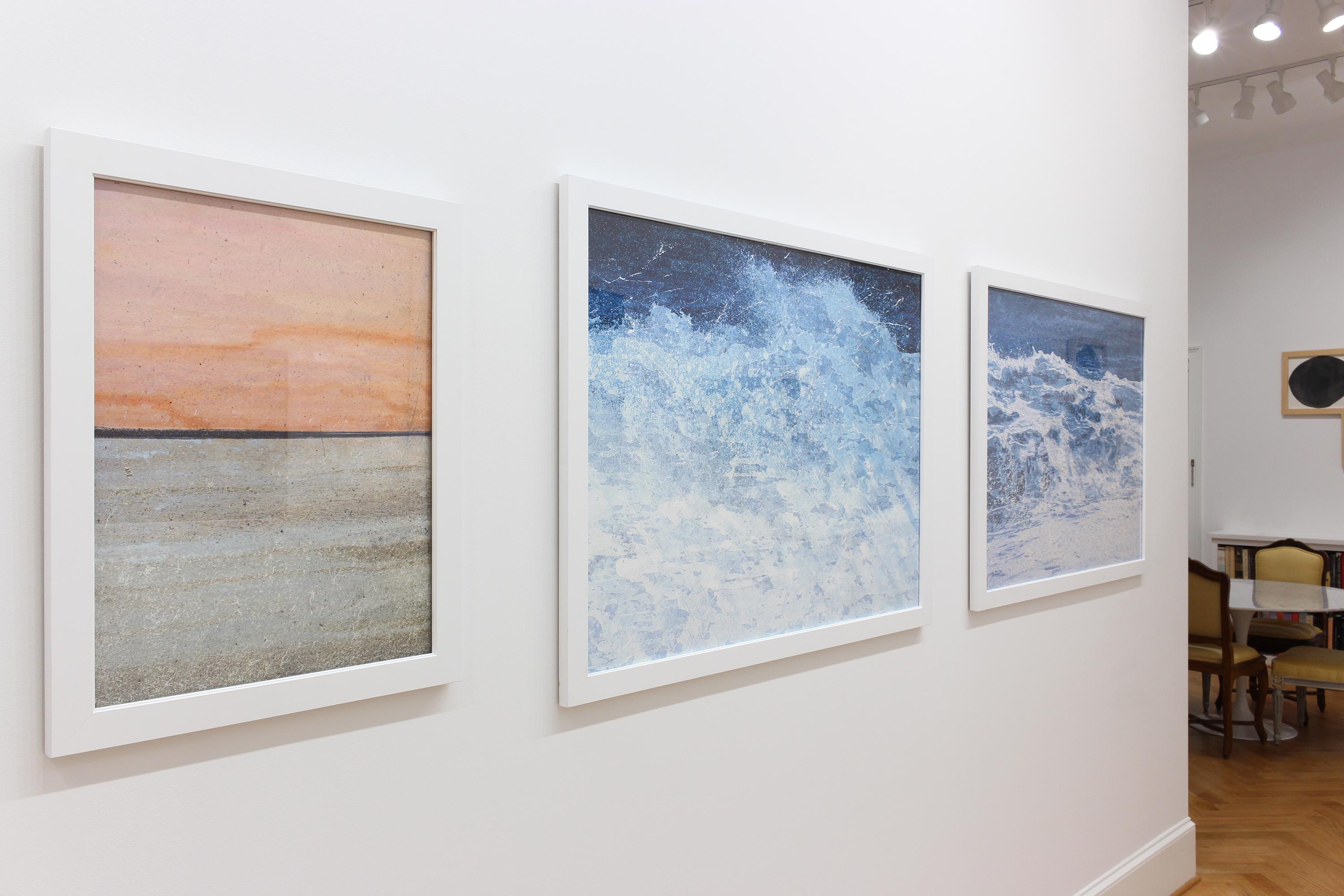 Uncontained Consumption: Sea Spray - composite photo, beachscape, landscape - Contemporary Photograph by Jennifer McKinnon
